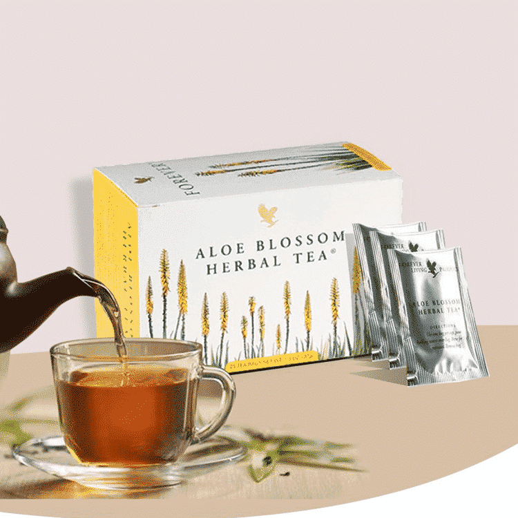 Aloe blossom herbal tea