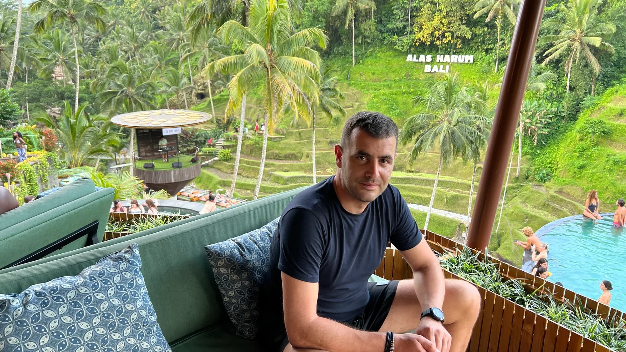 Stjepan Beloša na Baliju tijekom putovanja